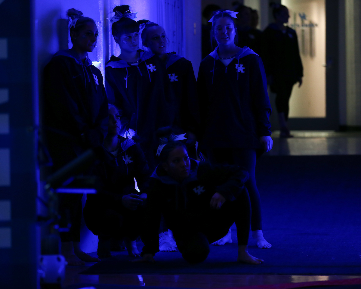 Isabella Magnelli. Anna Haigis. Raena Worley. Annie Riegert. Josie Angeny. Carissa Clay. 

Kentucky defeats Michigan State on Senior night.

Photo by Tommy Quarles | UK Athletics