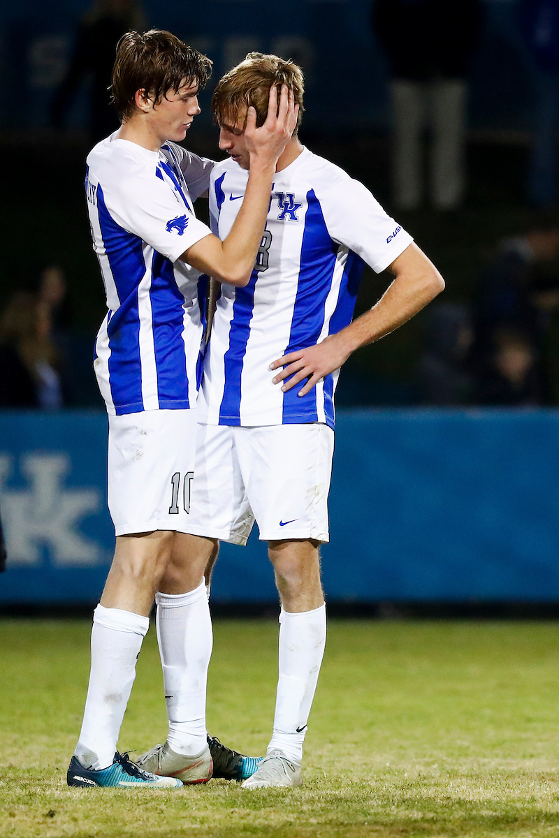 Nicolai Fremstad. Bailey Rouse.

Kentucky falls to Maryland 1-0 at The Bell.

Photo by Chet White | UK Athletics