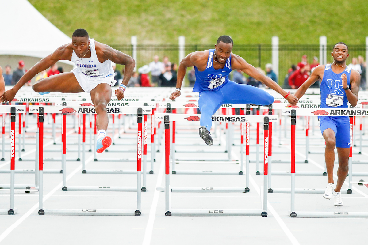 Daniel Roberts. Tai Brown.

Day three of the 2019 SEC Outdoor Track and Field Championships.