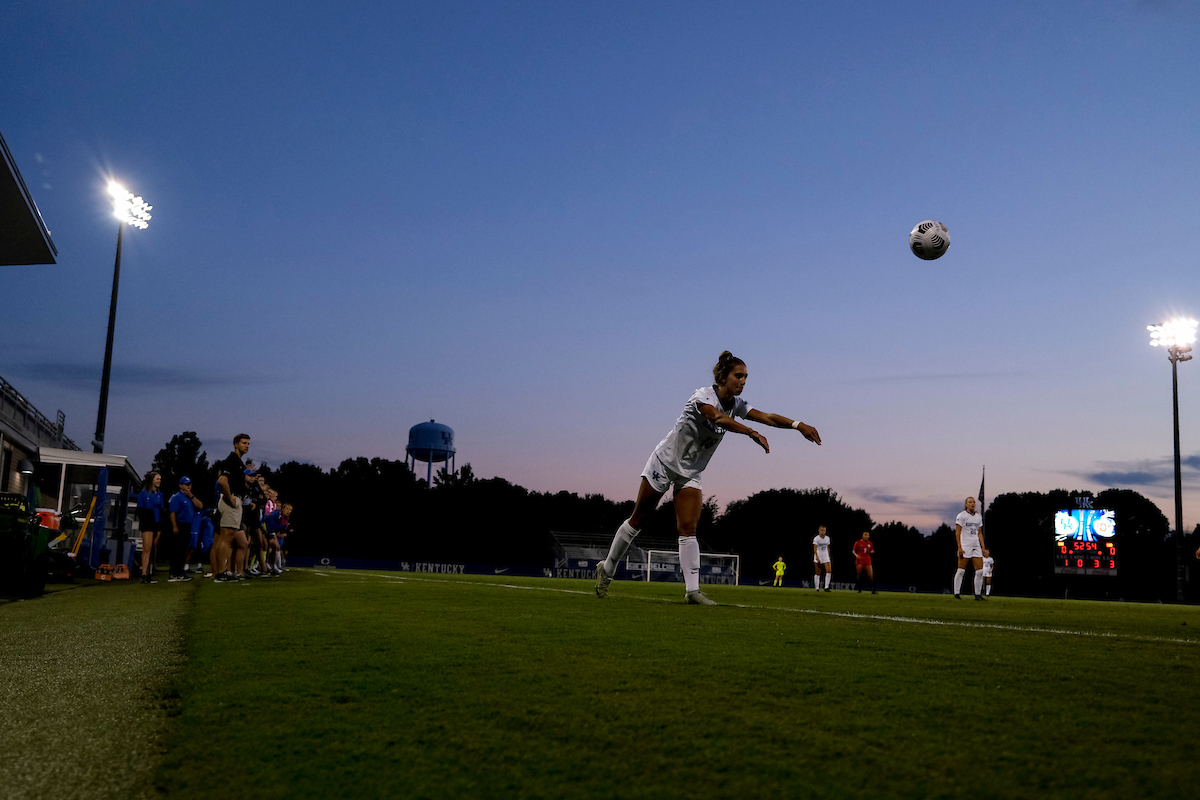 Caroline Trout.

Kentucky ties Dayton 0-0.

Photos by Chet White | UK Athletics