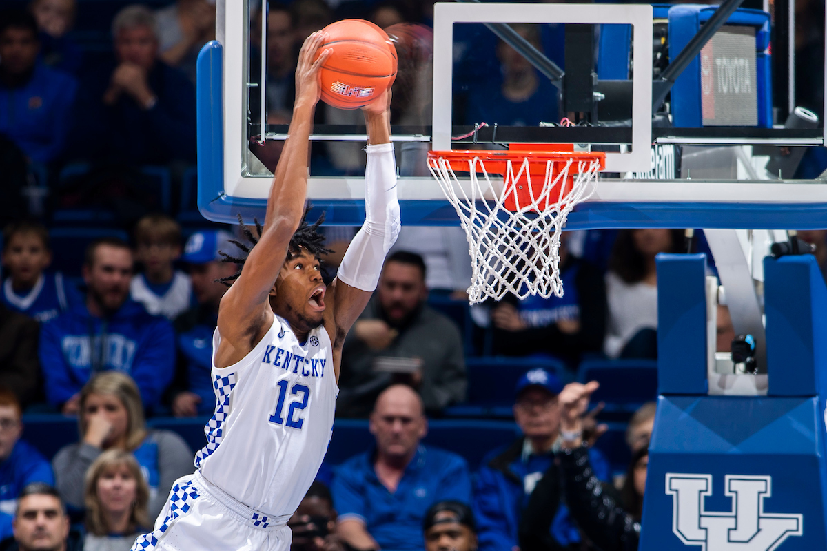 Keion Brooks Jr.

Kentucky beat Lamar 81-56.

Photo by Chet White | UK Athletics
