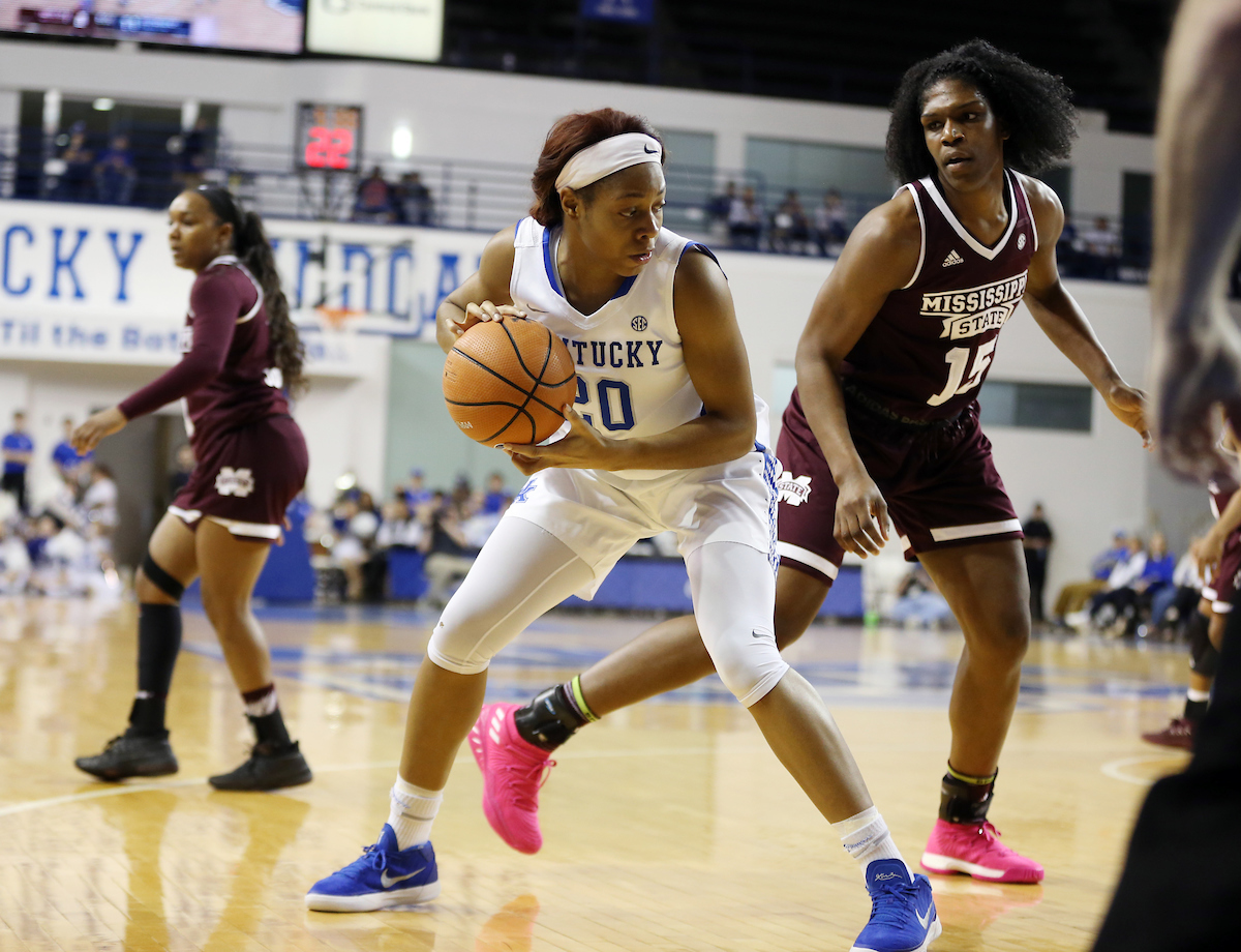 Dorie Harrison

The University of Kentucky women's basketball team falls to Mississippi State on Senior Day on Sunday, February 25, 2018 at the Memorial Coliseum.

Photo by Britney Howard | UK Athletics