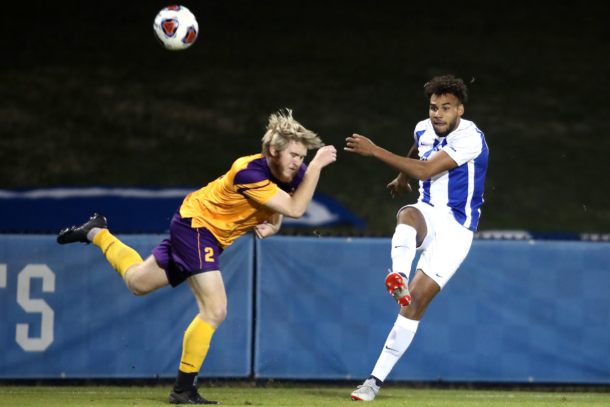 JJ Williams.

Men's soccer beats Lipscomb 2-1.

Photo by Quinn Foster | UK Athletics