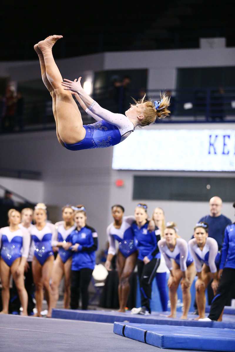 SIDNEY DUKES.


Kentucky beats Alabama, 197.200 - 196.800.

Photo by Elliott Hess | UK Athletics