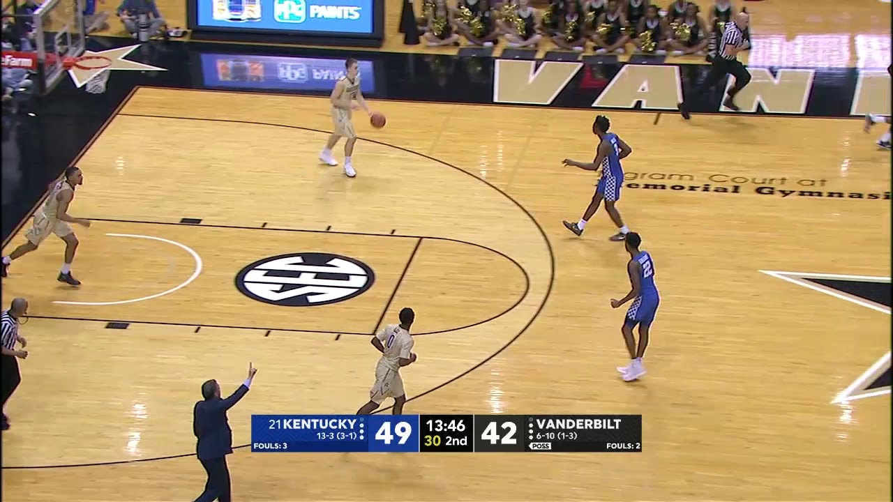 MBB: Kentucky 74, Vanderbilt 67