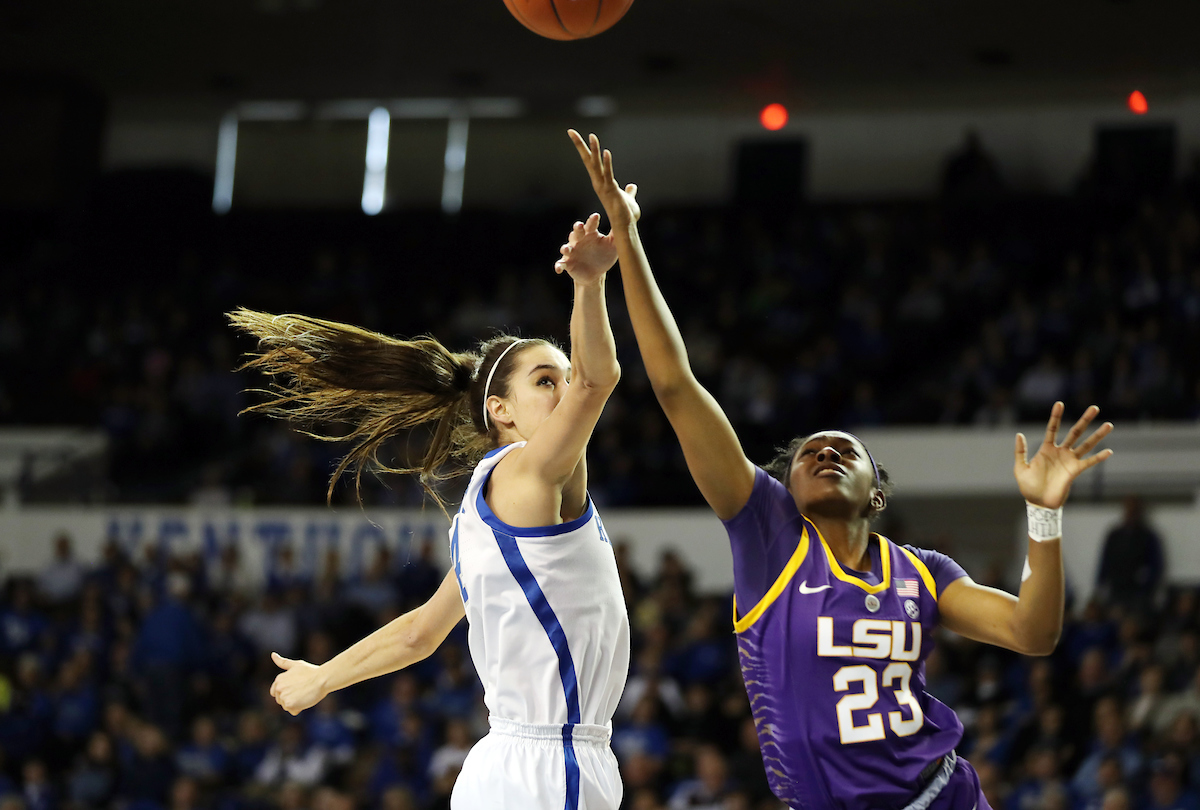 Maci Morris

The UK Women's Basketball team beat LSU on Senior Day on Sunday, February 24, 2019.

Photo by Britney Howard | UK Athletics