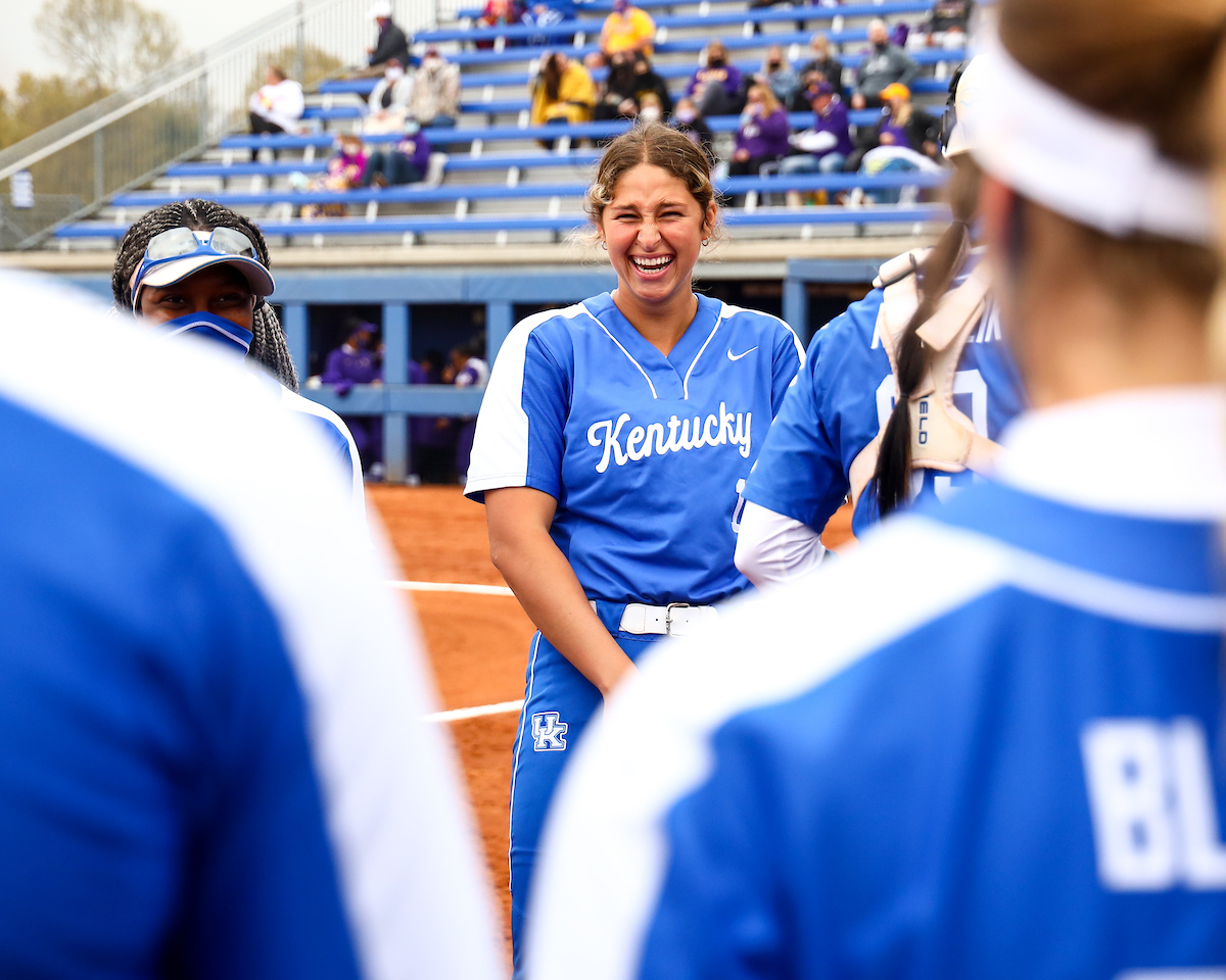 Miranda Stoddard. 

Kentucky loses to LSU 10-7. 

Photo by Eddie Justice | UK Athletics