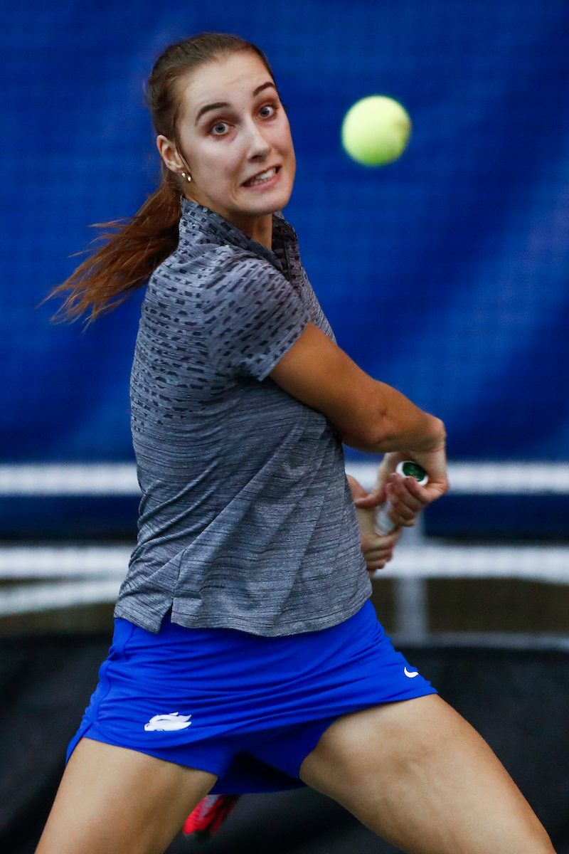 Anastasia Tkachenko.

Kentucky beats South Florida 4-0.

Photo by Hannah Phillips | UK Athletics