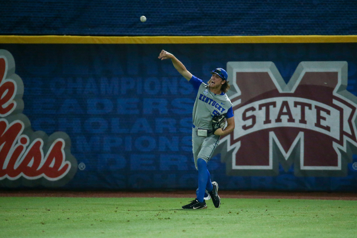Adam Fogel.

Kentucky loses to LSU 6-11.

Photo by Sarah Caputi | UK Athletics