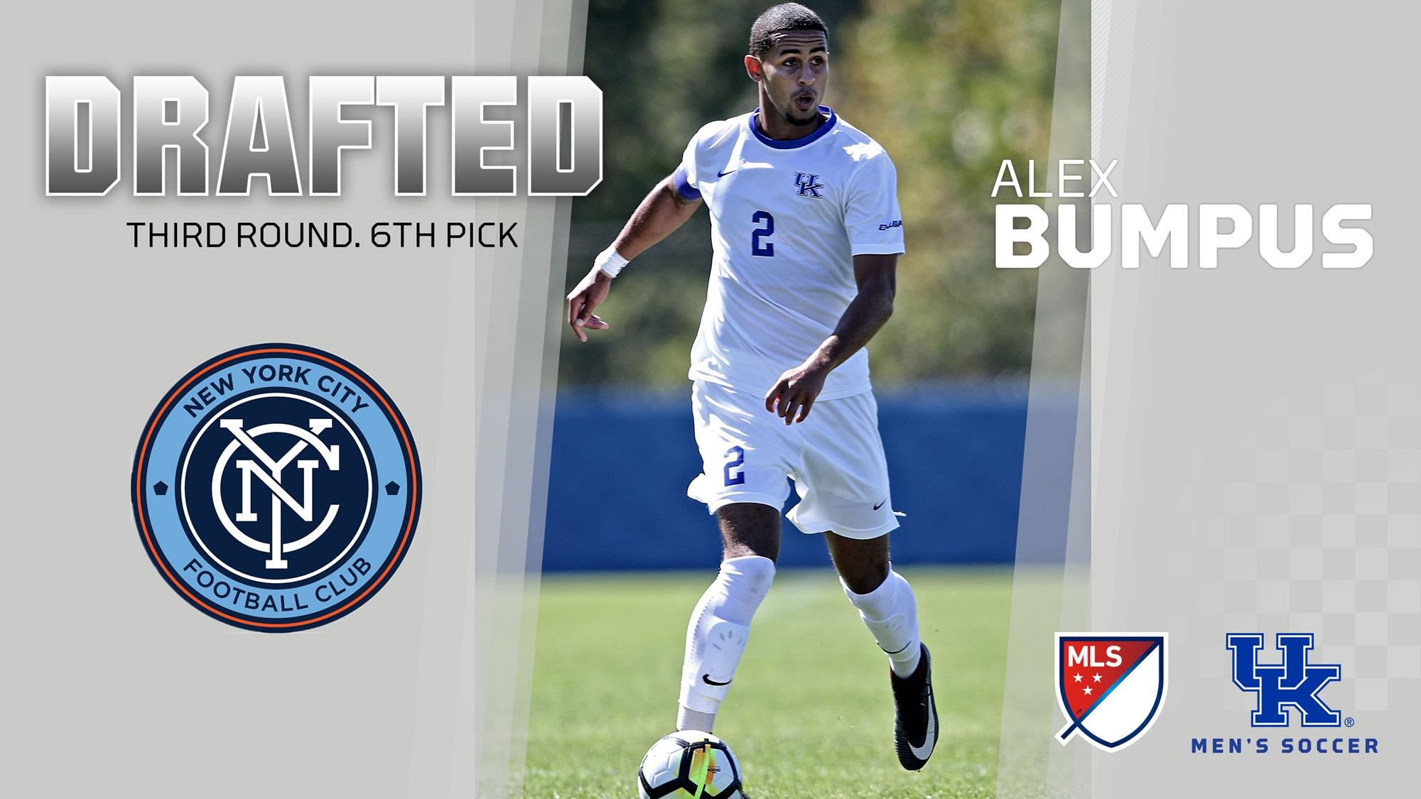 UK Men’s Soccer’s Alex Bumpus Drafted by NYCFC