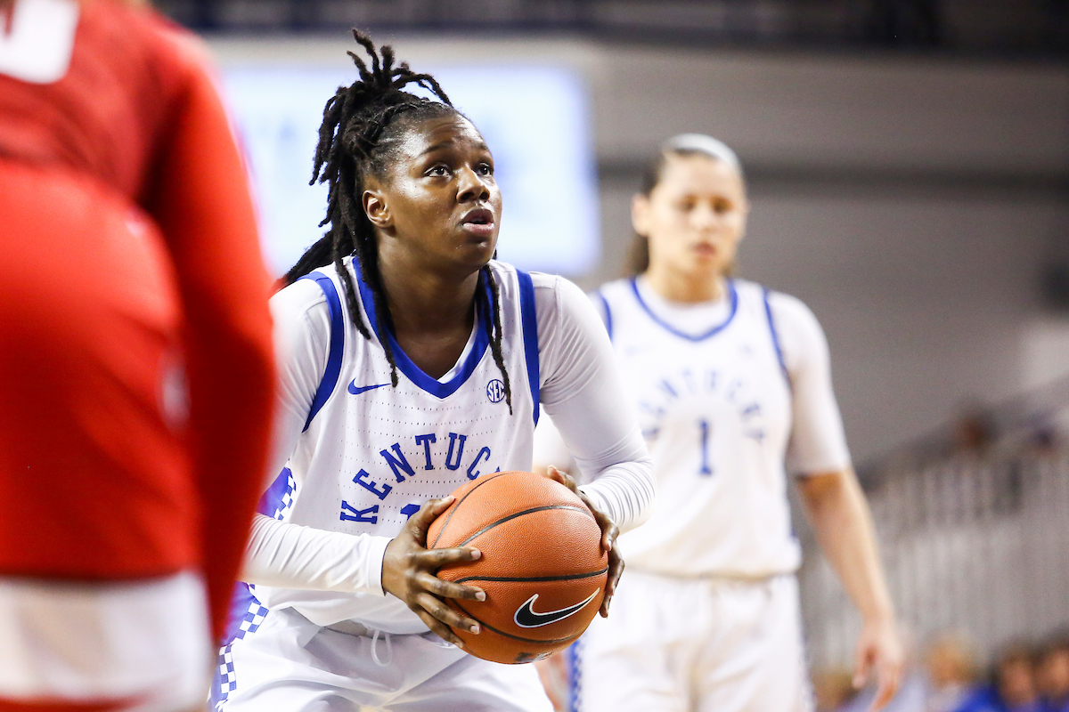 Amanda Paschal.

Kentucky beat Georgia 88-77.

Photo by Hannah Phillips | UK Athletics