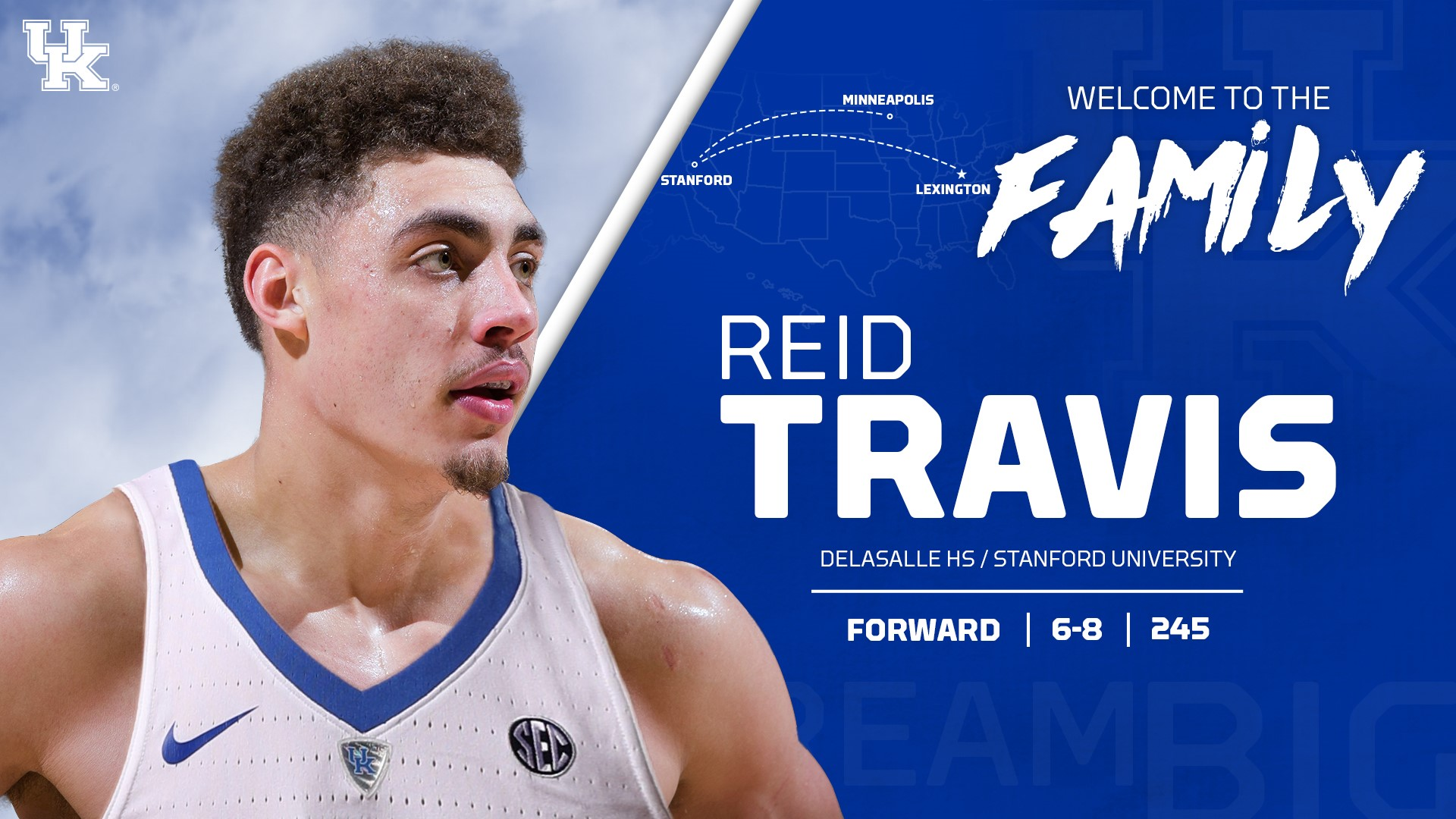 UK Men’s Basketball Adds Stanford Grad Transfer Travis to Roster