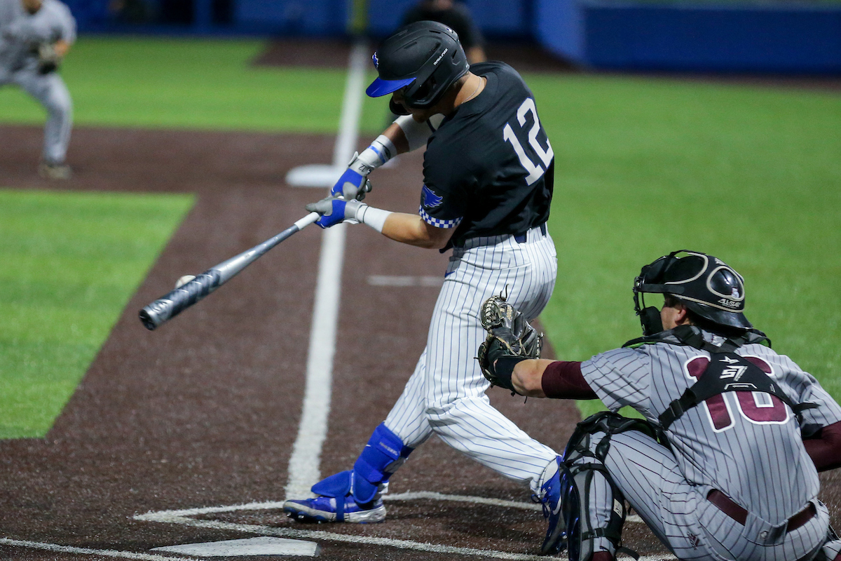 Chase Estep.

Kentucky defeats Bellarmin 12 - 0.

Photo by Sarah Caputi | UK Athletics