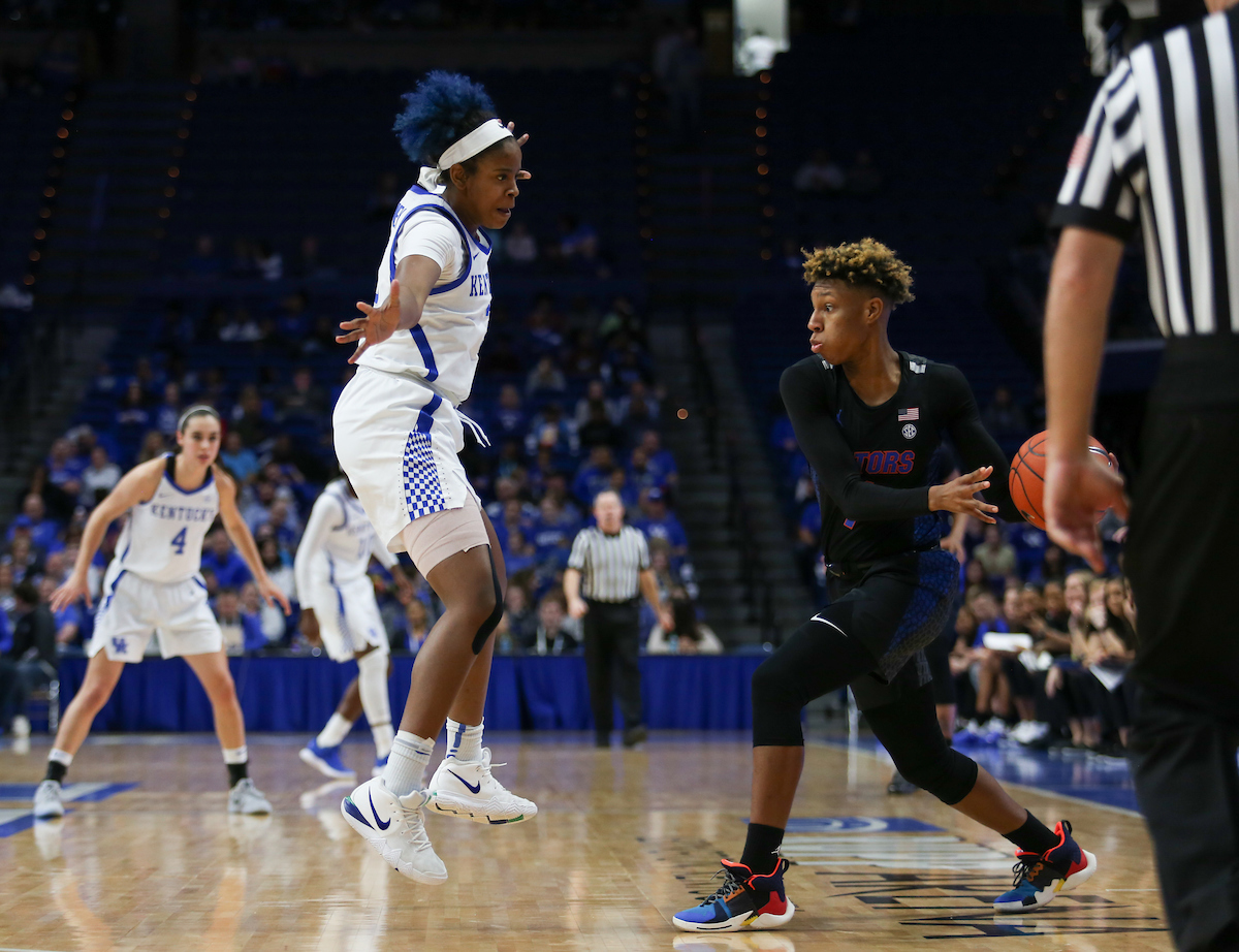 KeKe McKinney

The UK Women's Basketball team beat Florida 62-51. 

Photo by Hannah Phillips | UK Athletics
