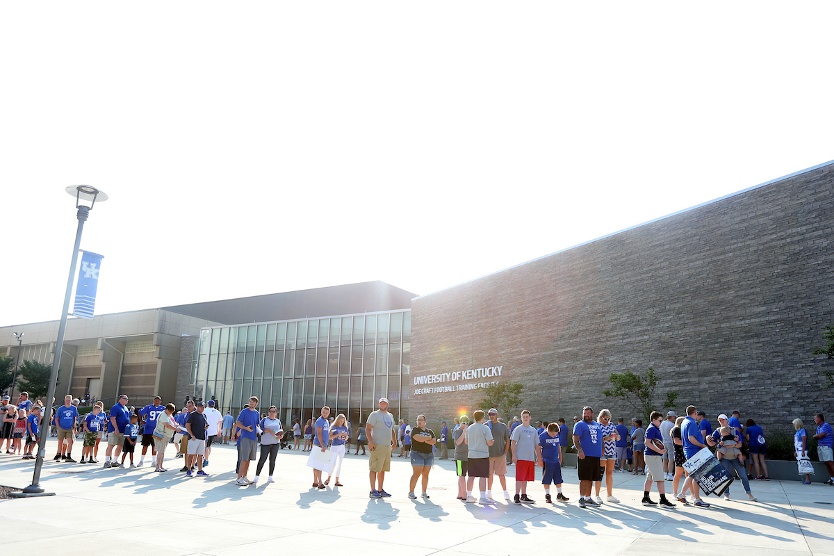 The Football Team Fan Day on Saturday, August 4,  2018. 

Photo by Britney Howard | UK Athletics