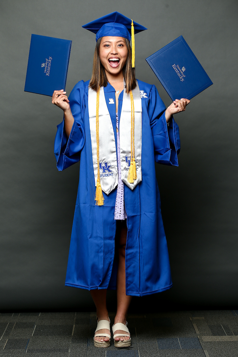 Josephine Chang. 

2020-21 Graduation.

Photo by Eddie Justice | UK Athletics