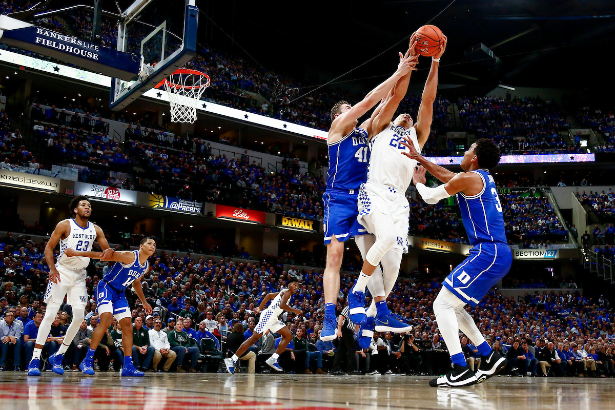 Reid Travis.

Men's basketball falls to Duke 118-84.

Photo by Chet White | UK Athletics