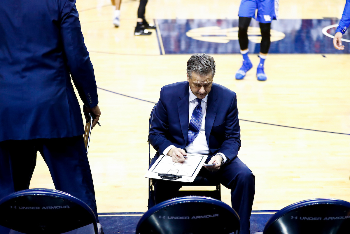 John Calipari.

Kentucky beat Auburn 82-80 at Auburn Arena in Auburn, AL., on Saturday, January 19, 2019.

Photo by Chet White | UK Athletics