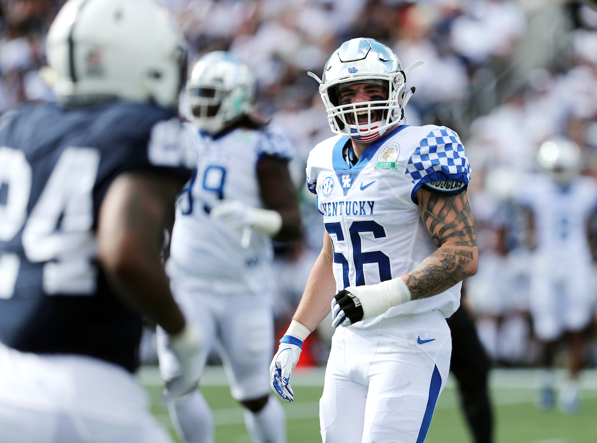 Kash Daniel
The UK Football team beat Penn State 27-24 in the Citrus Bowl. 

Photo by Britney Howard  | UK Athletics