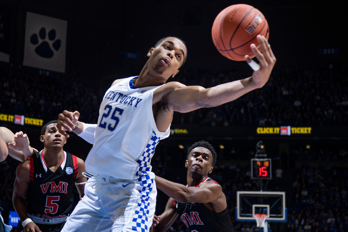 PJ Washington.

UK beats VMI 92-82 at Rupp Arena.

Photo by Chet White | UK Athletics