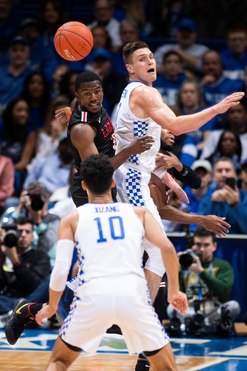 Nate Sestina.

Kentucky beat Lamar 81-56.

Photo by Chet White | UK Athletics