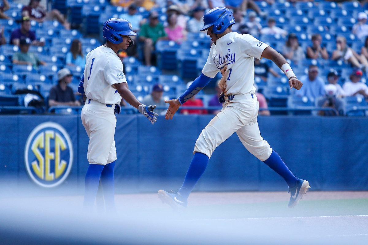 Daniel Harris. Devin Burkes.

Kentucky beats Vanderbilt 10-2.

Photo by Sarah Caputi | UK Athletics