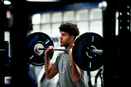 Dontaie Allen.

The Kentucky men's basketball team participating in its summer strength and conditioning program.

Photo by Chet White | UK Athletics