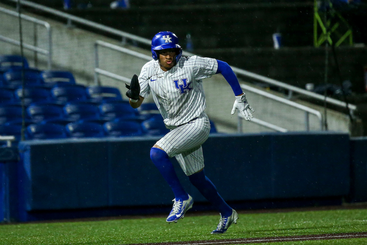 Daniel Harris IV. 

Kentucky beats Tennessee 5-2.

Photo by Sarah Caputi | UK Athletics