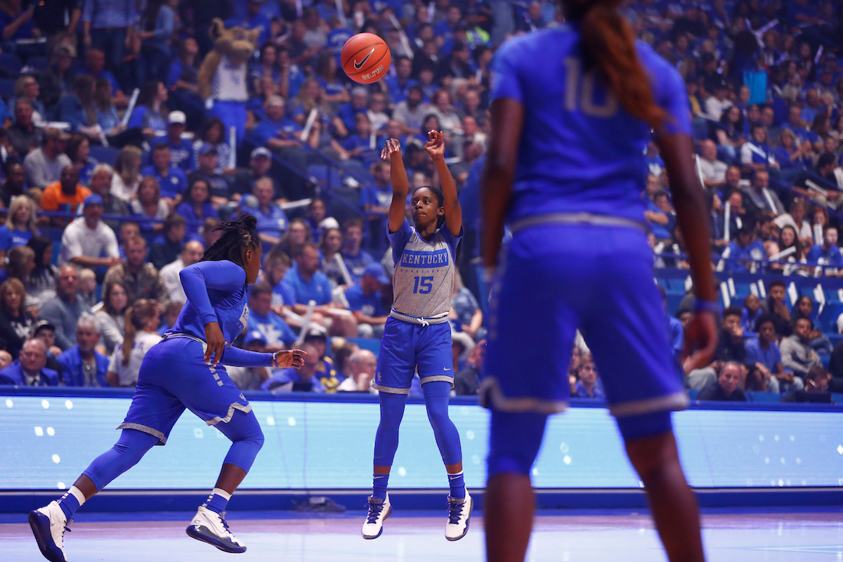 Chasity Patterson.

2019 Big Blue Madness

Photo by Chet White | UK Athletics