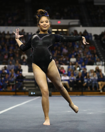 Kaitlin Deguzman.

Kentucky beat Illinois 196.450-196.250 on Senior Night.

Photo by Elliott Hess | UK Athletics