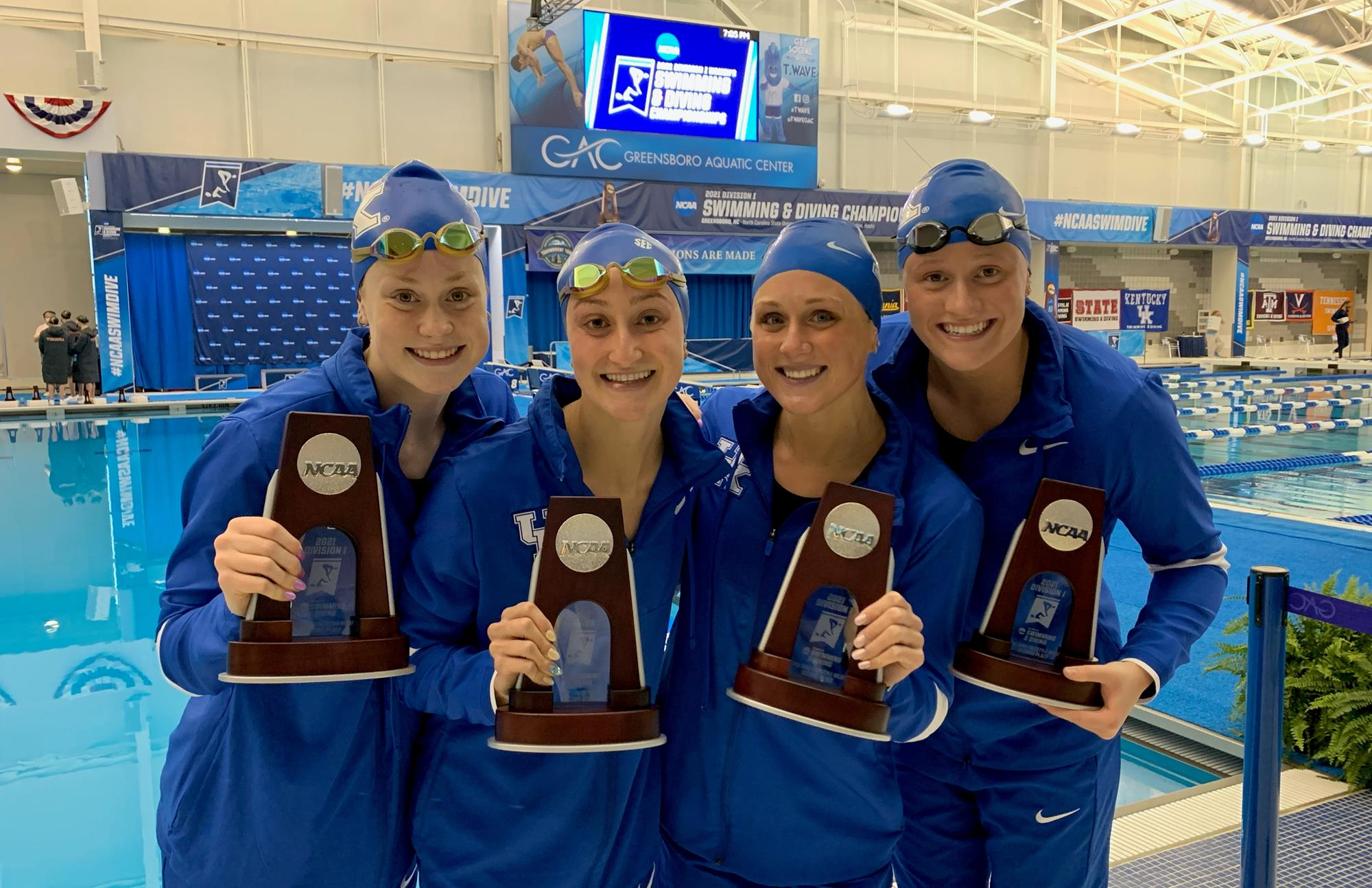 Silver Lining: Four Cats Earn Second Place in 800 Free-R