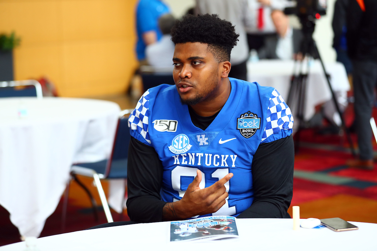 Calvin Taylor
Belk Bowl Media Day

Photo by Britney Howard | Staff
