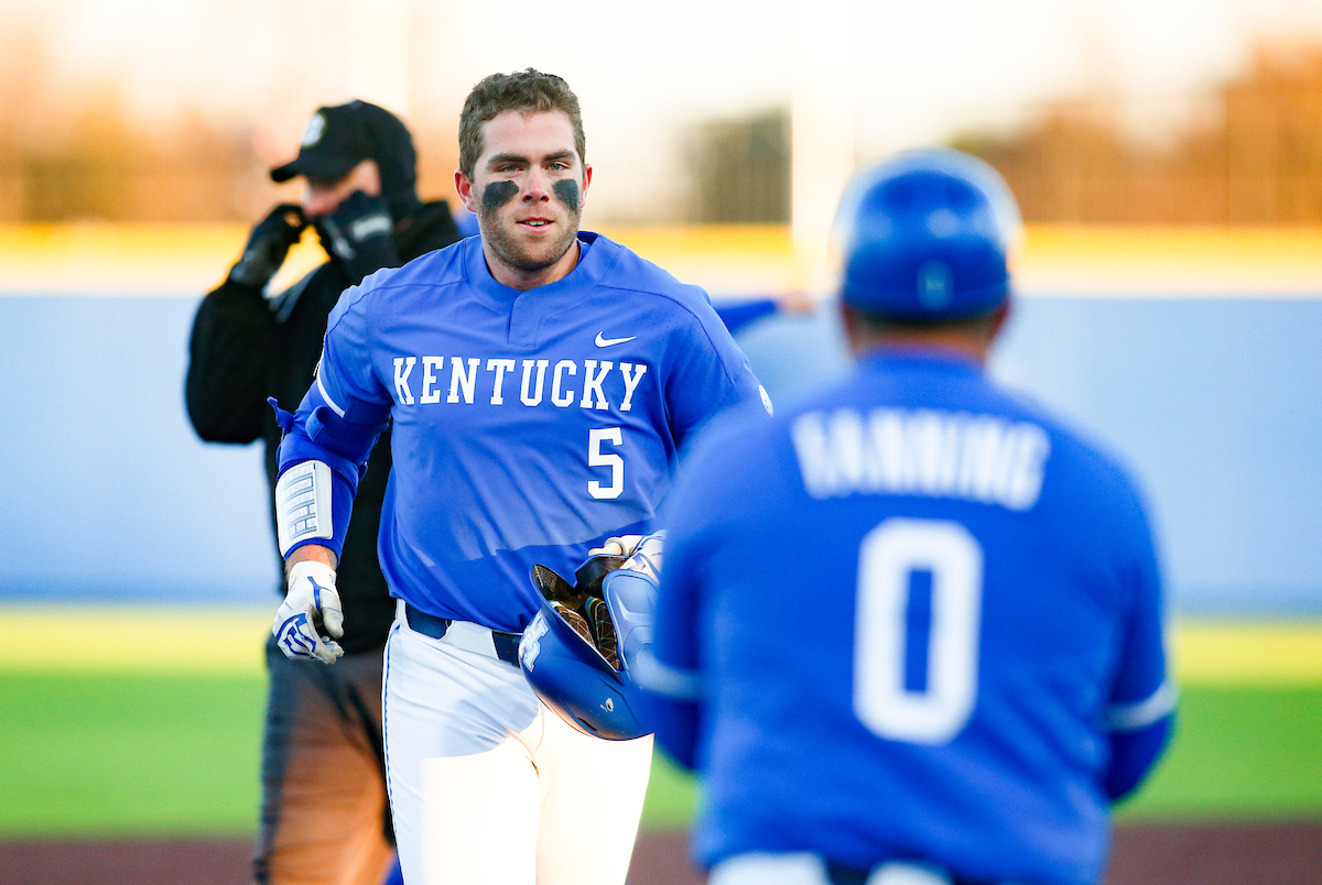 T.J. COLLETT. ROLAND FANNING.

Kentucky comes out on top of MSU 7-0 on Tuesday, March 26


Photo by Isaac Janssen | UK Athletics