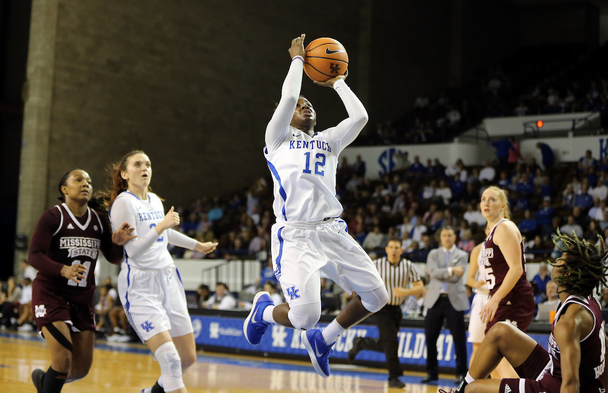 Amanda Paschal

The University of Kentucky women's basketball team falls to Mississippi State on Senior Day on Sunday, February 25, 2018 at the Memorial Coliseum.

Photo by Britney Howard | UK Athletics