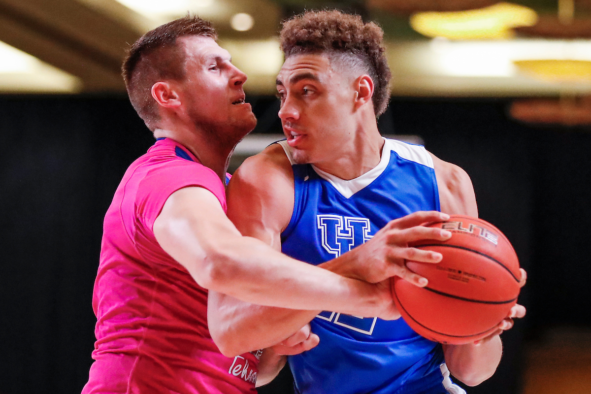 Reid Travis.

The University of Kentucky men's basketball team beat Serbia's Mega Bemax 100-64 at the Atlantis Imperial Arena in Paradise Island, Bahamas, on Saturday, August11, 2018.

Photo by Chet White | UK Athletics