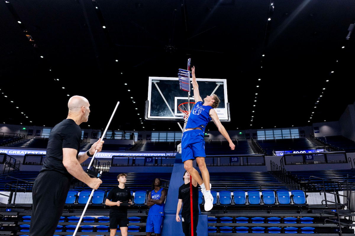 Men's Basketball Pro Day Testing Photo Gallery