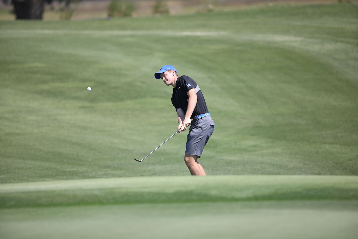 Kentucky during the first round of the SEC Championship at Sea Island Golf Club on St. Simons Island, Ga., on Wednesday, April 21, 2021. (Photo by Steven Colquitt)