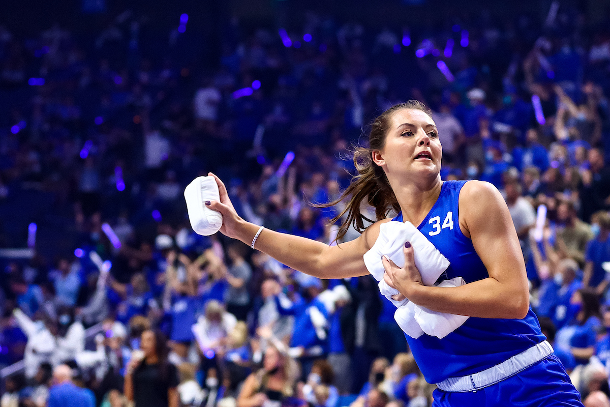 Emma King. 

Big Blue Madness.

Photo by Eddie Justice | UK Athletics