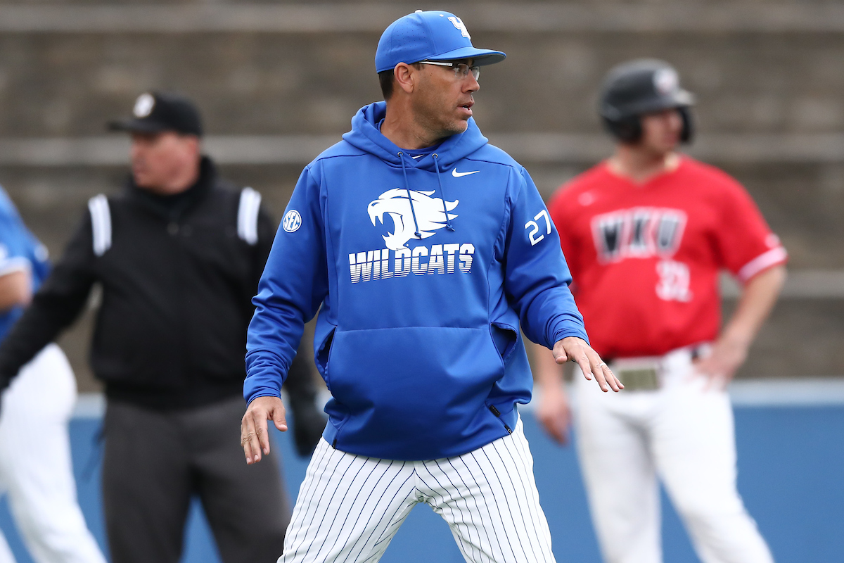 NICK MINGIONE.

Kentucky beat Western Kentucky 10-4.

Photo by Elliott Hess | UK Athletics