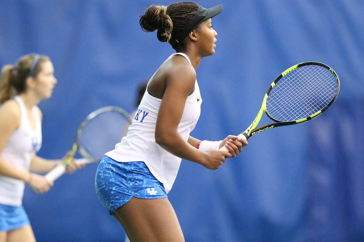 UK Women's Tennis in action against NC State on Saturday, January 27, 2018 at the Hilary J. Boone Tennis Center in Lexington, Ky.

Photos by Noah J. Richter | UK Athletics