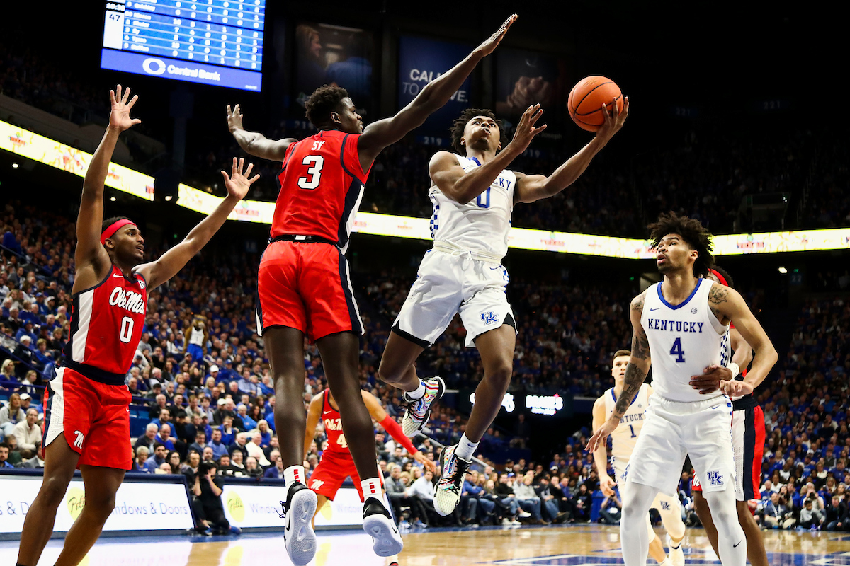 Ashton Hagans.

UK beat Ole Miss 67-62.

Photo by Chet White | UK Athletics