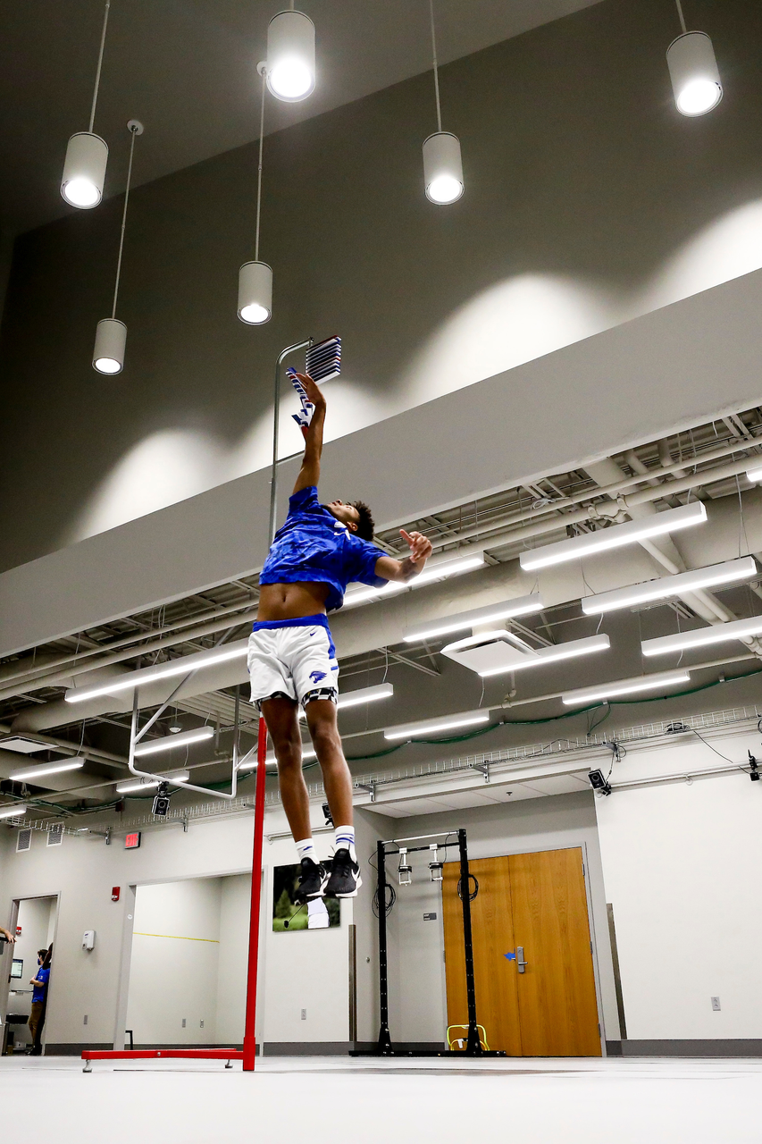 Dontaie Allen.

The UK men's basketball team at the University of Kentucky Sports Medicine Research Institute. 

Photo by Chet White | UK Athletics