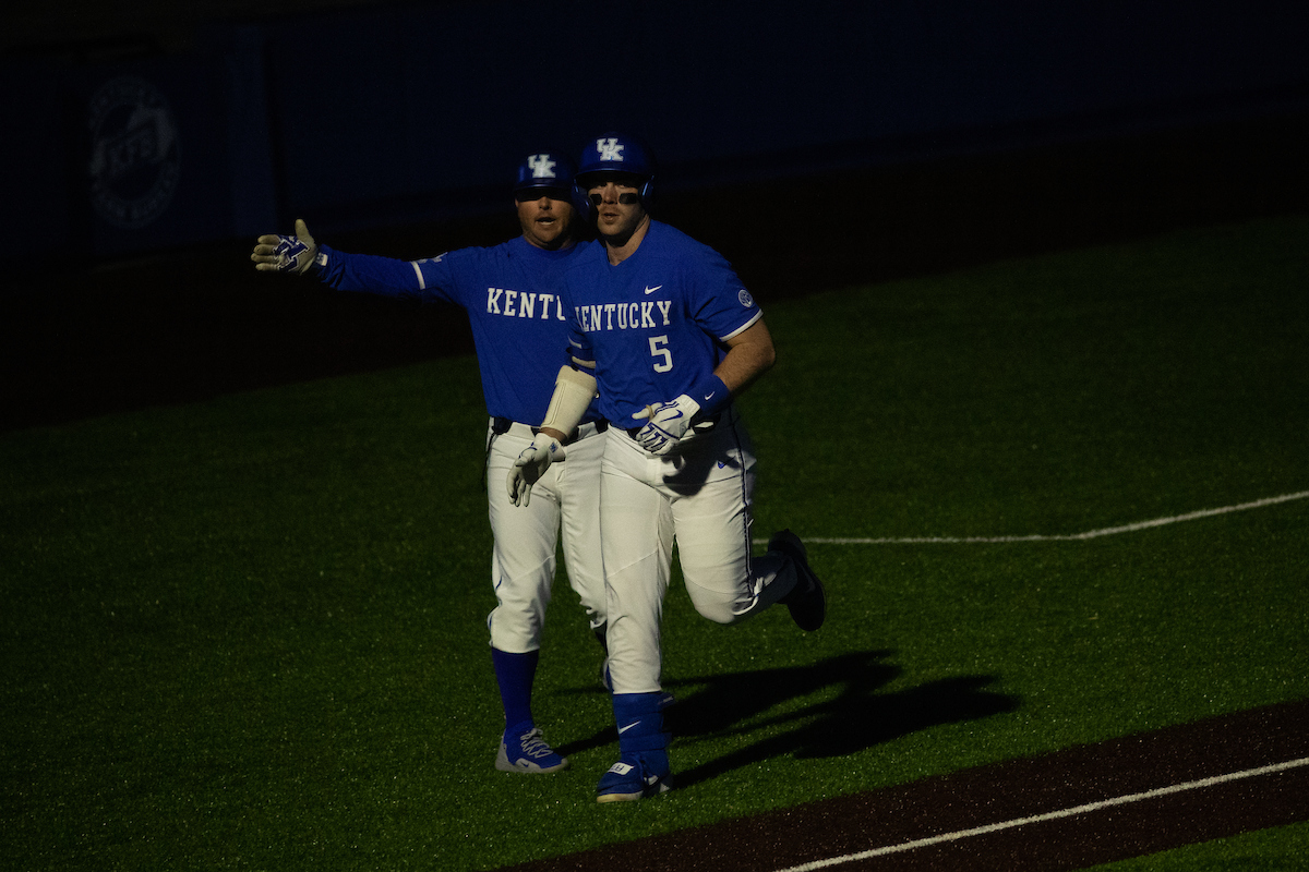 Kentucky Wildcats T.J. Collett (5)

Kentucky baseball defeats Xavier 16-3.

Photo by Mark Mahan | UK Athletics
