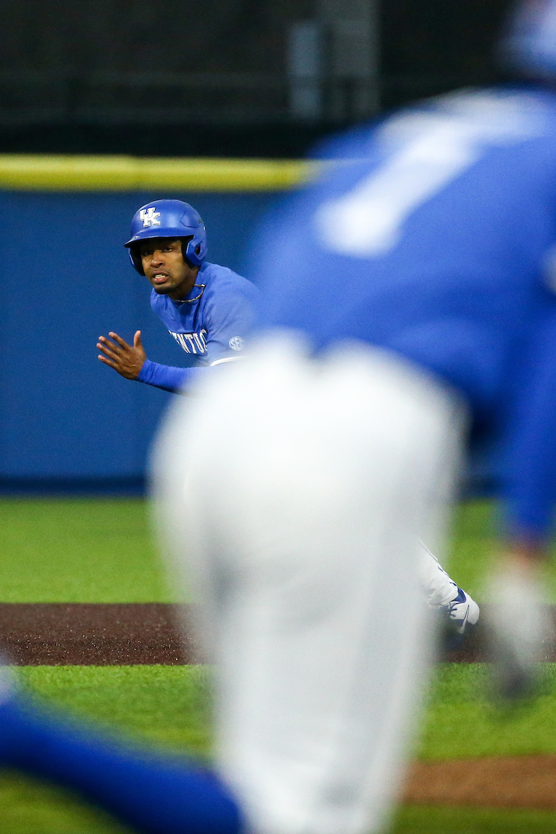 Jaren Shelby. 

Kentucky beat Southeast Missouri State 9-4.

Photo by Eddie Justice | UK Athletics