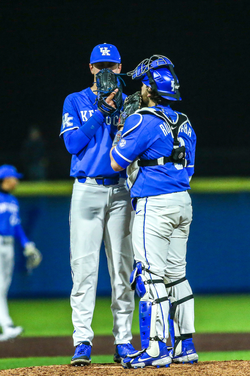 Jackson Nove and Alonzo Rubalcaba.

Kentucky loses to Georgia 2-4.

Photo by Sarah Caputi | UK Athletics