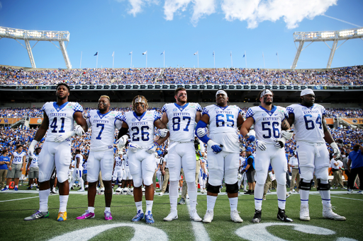 Team, Captains
The UK Football team beat Penn State 27-24 in the Citrus Bowl. 

Photo by Britney Howard  | UK Athletics