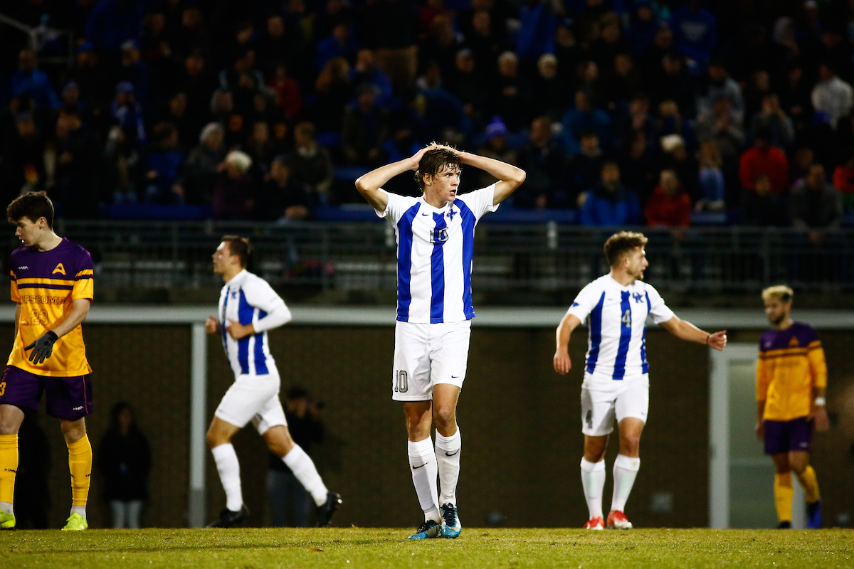 Nicolai Fremstad. 

Men's soccer beat Lipscomb 2-1

Photo by Eddie Justice | UK Athletics