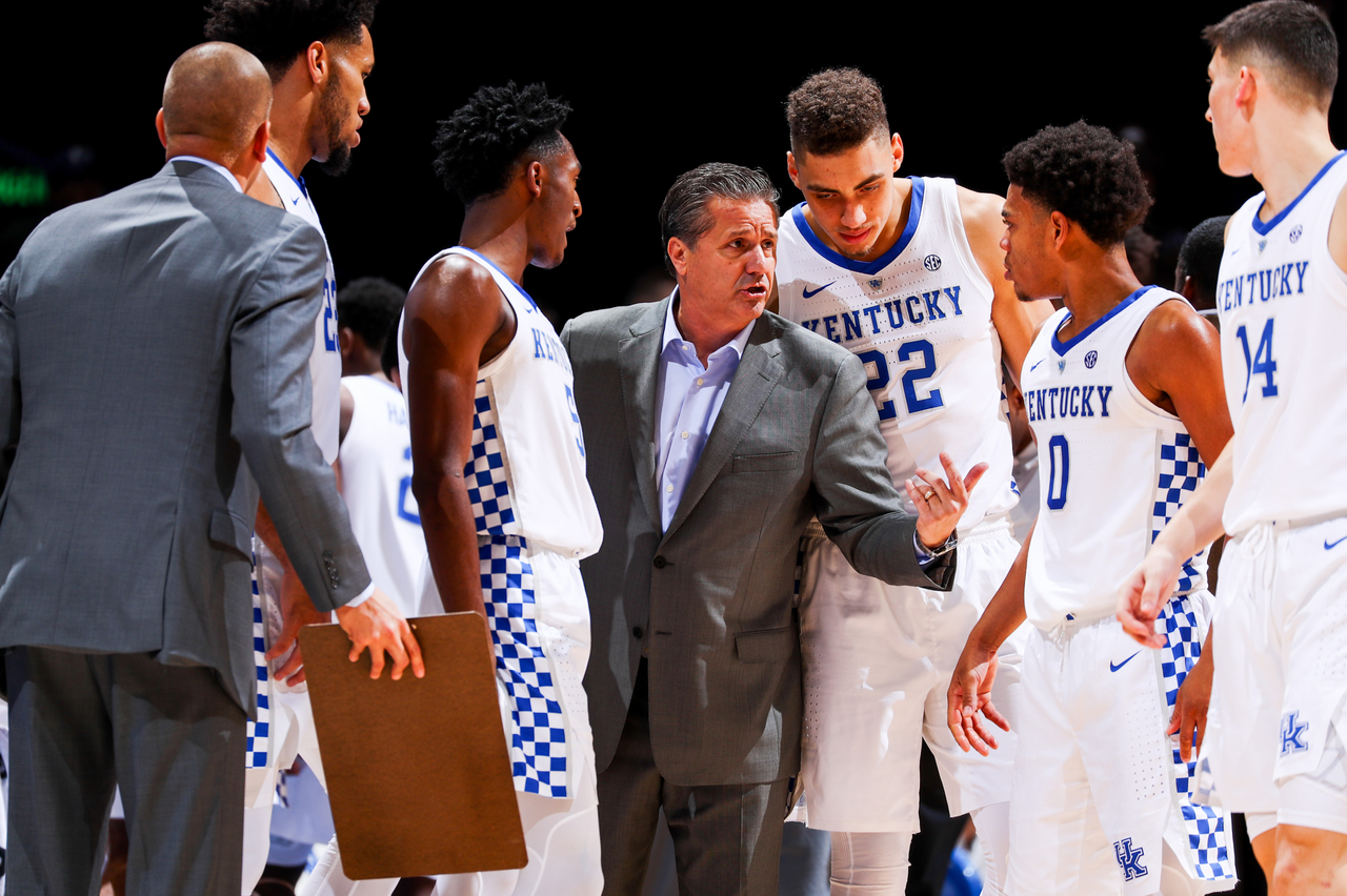 John Calipari

Men's basketball beat SIU 71-59.

Photo by Chet White | UK Athletics