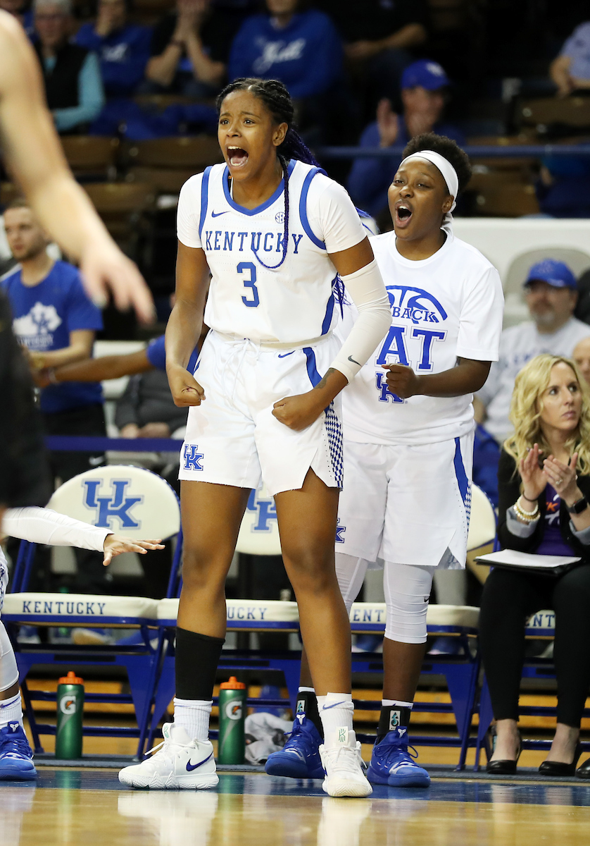 Keke McKinney, Kameron Roach

The UK Women's Basketball team beats Mizzou. 

Photo by Britney Howard  | UK Athletics