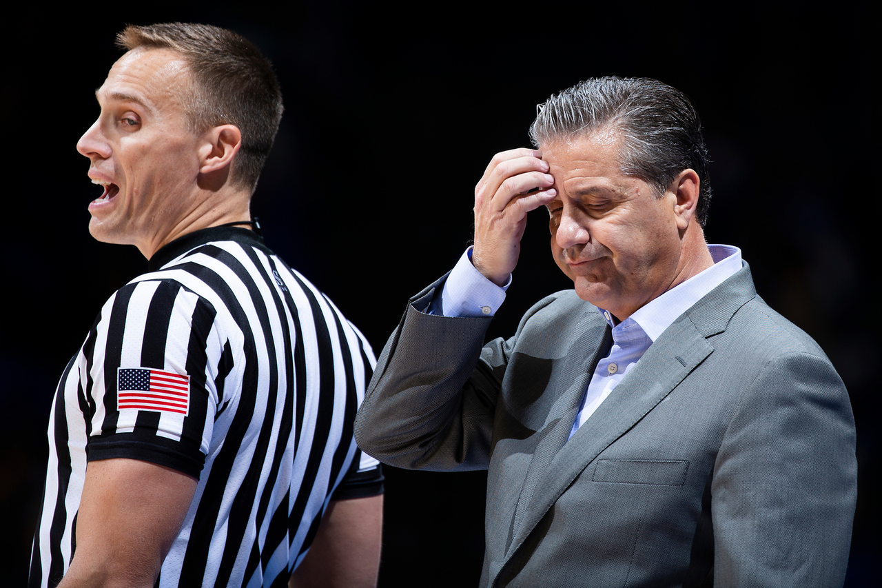John Calipari

Men's basketball beat SIU 71-59.

Photo by Chet White | UK Athletics